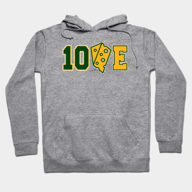 10VE™ Cheese Hoodie by wifecta